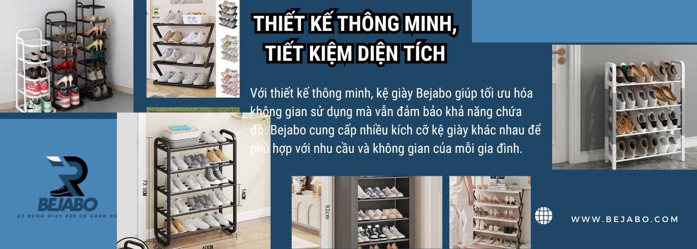 image slide banner home page Kệ đựng giày dép có bánh xe bejabo (1)